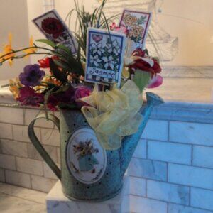 Marjolein Bastin watering can bouquet